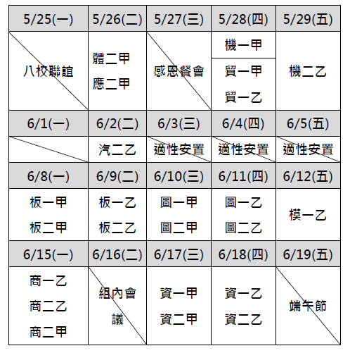 114學年度第二學期 IEP 會議時程